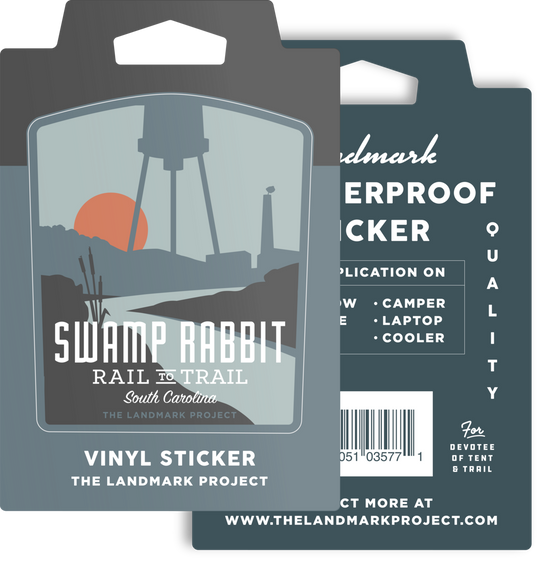 Swamp Rabbit Trail Sticker Sticker  