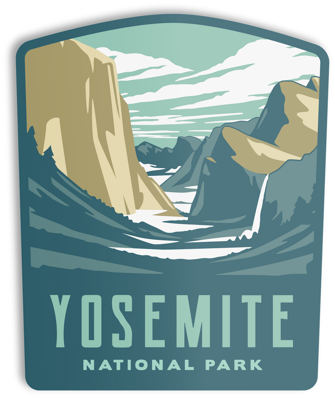 Yosemite National Park Sticker The Landmark Project yosemite-national-park-sticker-the-landmark-project