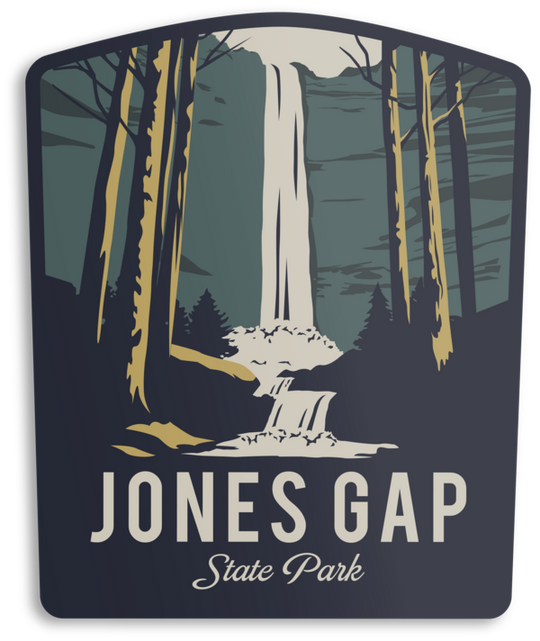 Jones Gap State Park Sticker Sticker One Size 