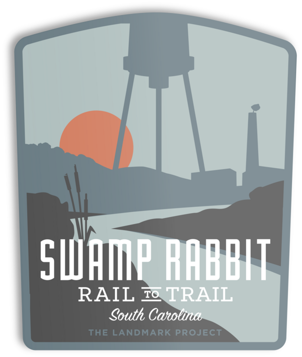 Swamp Rabbit Trail Sticker Sticker  