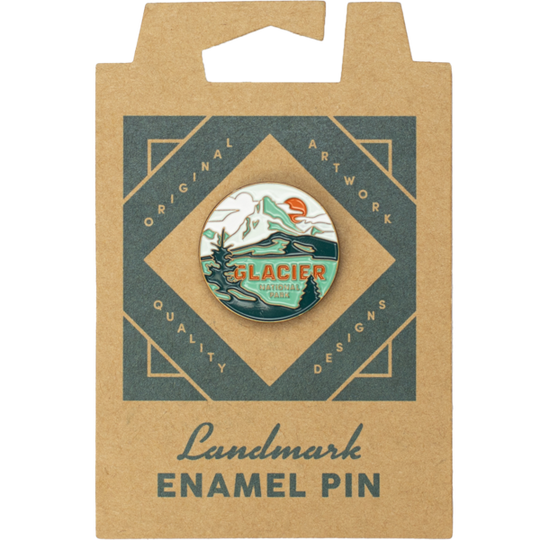 Glacier National Park Enamel Pin Pin  