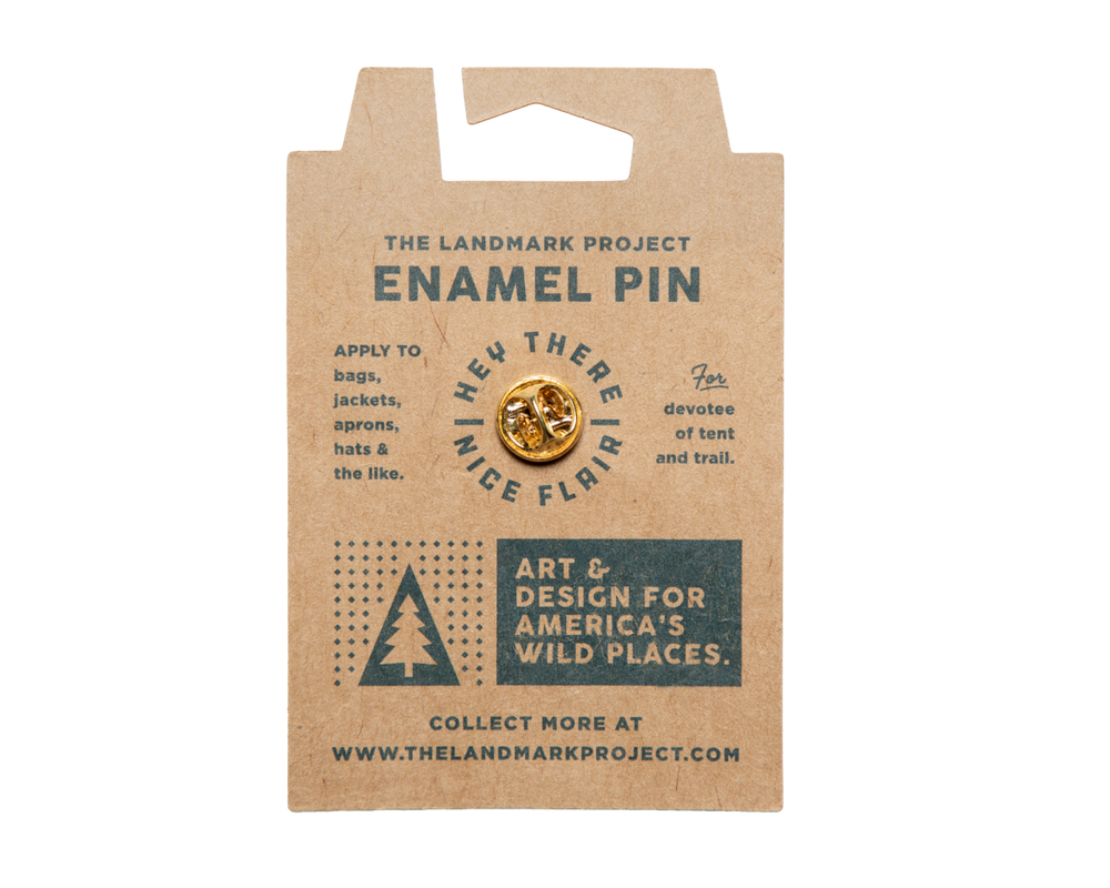 Trail Sign Enamel Pin Pin  