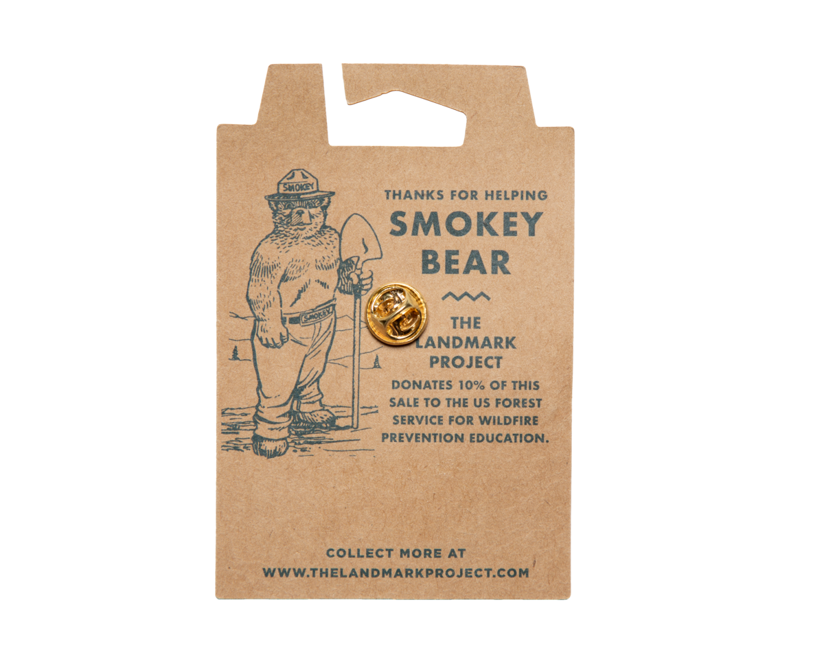 Smoke Tree Ranch Pin Smokey Bear Enamel Pin – The Landmark Project