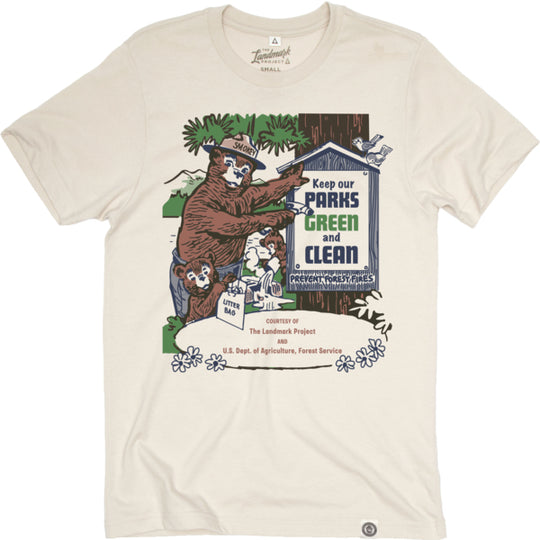 Keep our Parks Green and Clean Tee Short Sleeve  