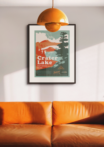 Crater Lake National Park Poster Poster  