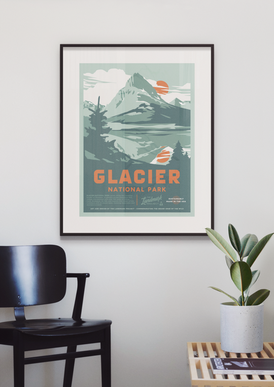 Glacier National Park Poster Poster  