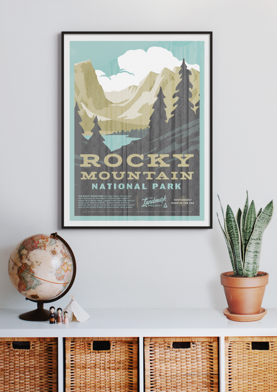 Rocky Mountain National Park Poster Poster  