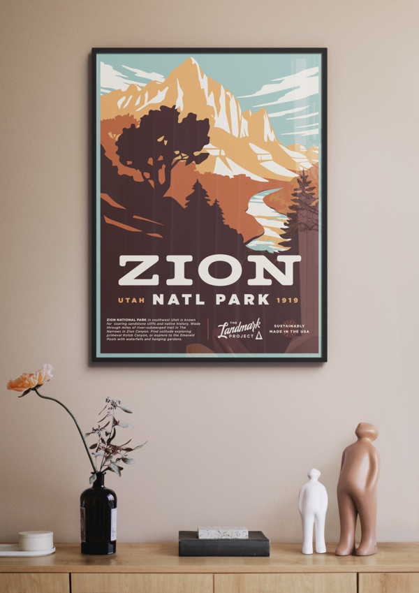 Zion National Park Poster Poster  