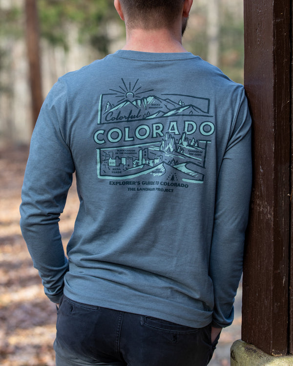 Explore Colorado Sleeve Tshirt Manatee / L