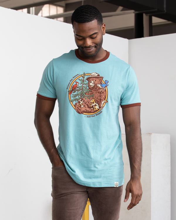 Smokey's Friends Unisex Short Sleeve Ringer Tee – The Landmark Project