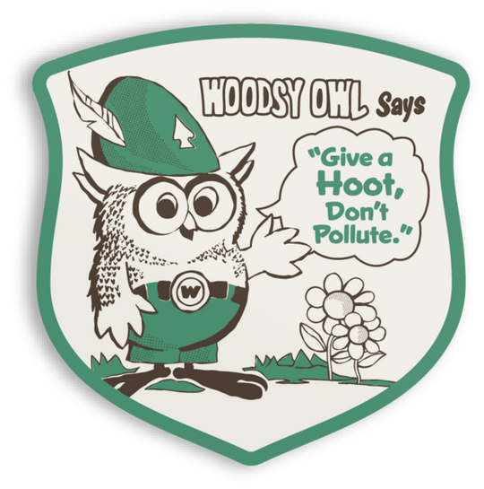 Woodsy Says Sticker Sticker  