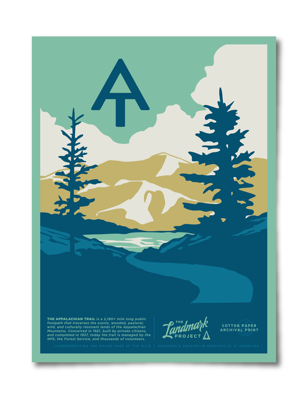 Appalachian Trail Poster Poster 12x16 