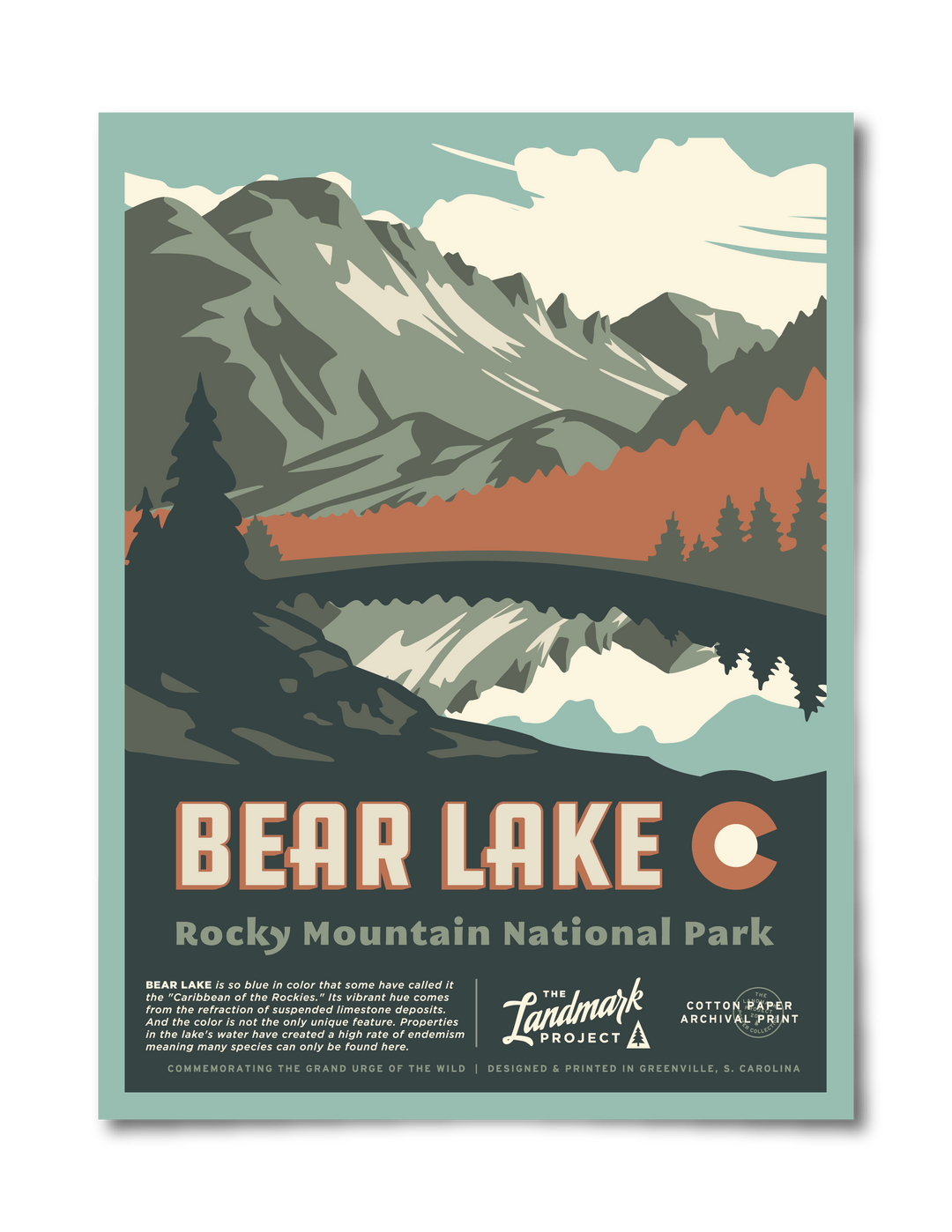Bear Lake Poster Poster  