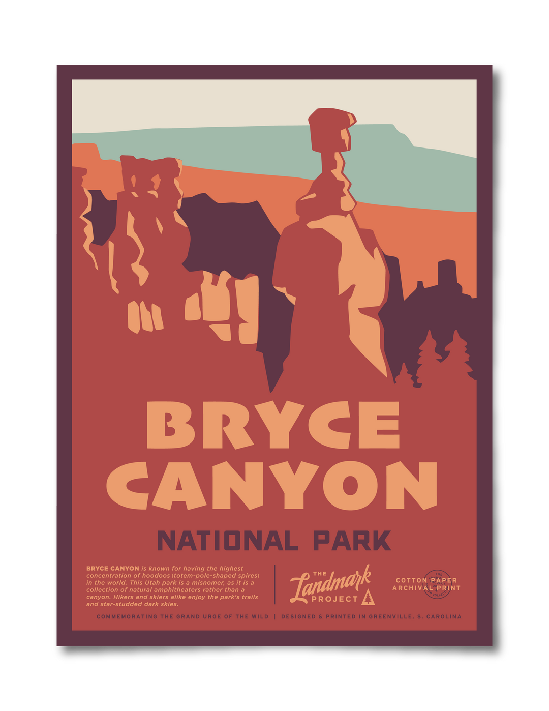 Bryce Canyon National Park Poster – The Landmark Project