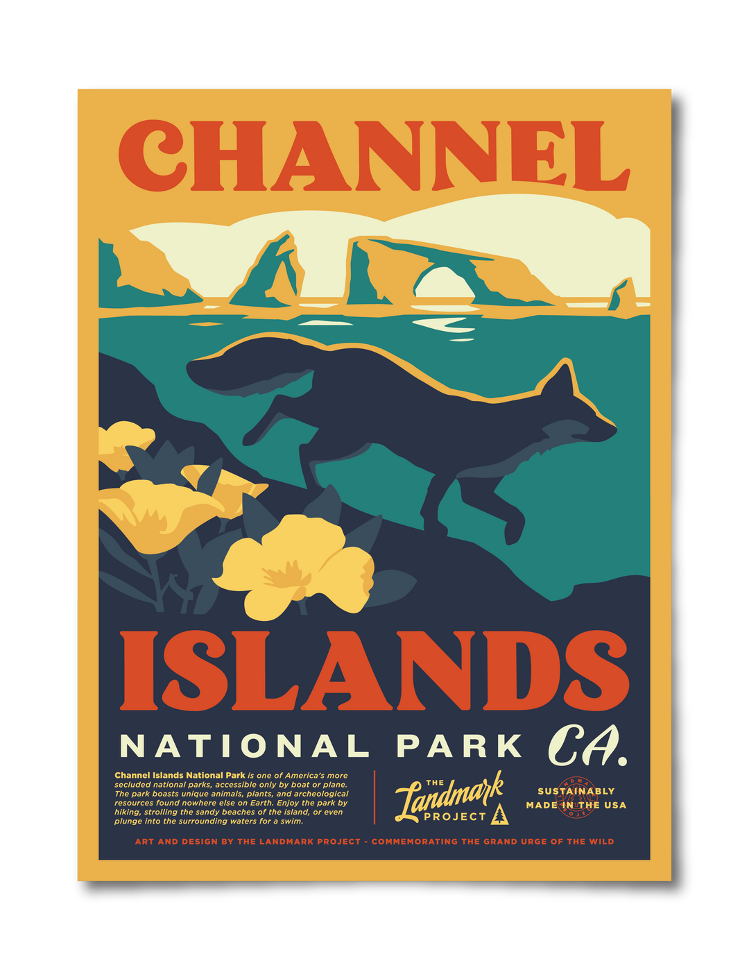 Channel Islands National Park poster Poster 12x16 