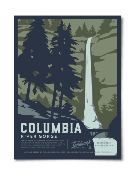 Columbia River Gorge Poster Poster  