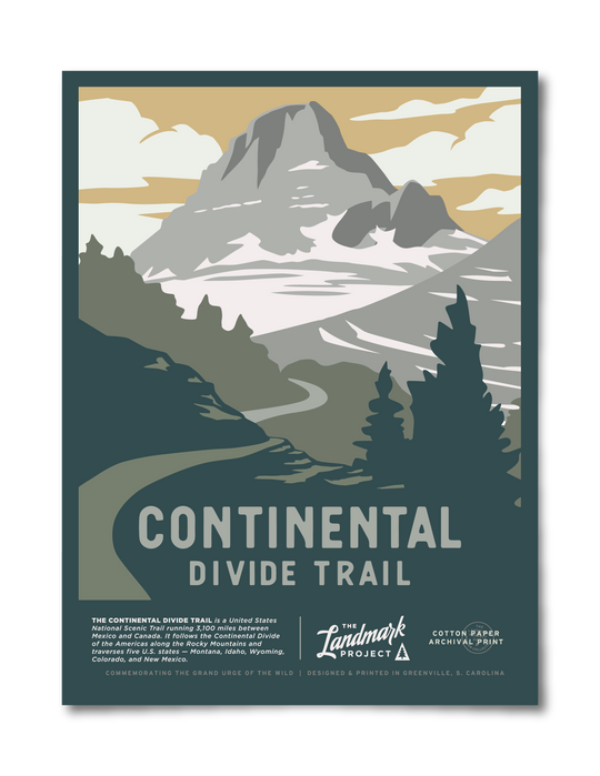 Continental Divide Trail Poster – The Landmark Project