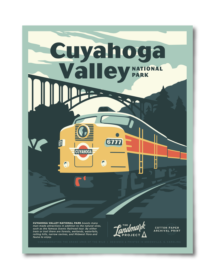 Cuyahoga Valley National Park Poster – The Landmark Project