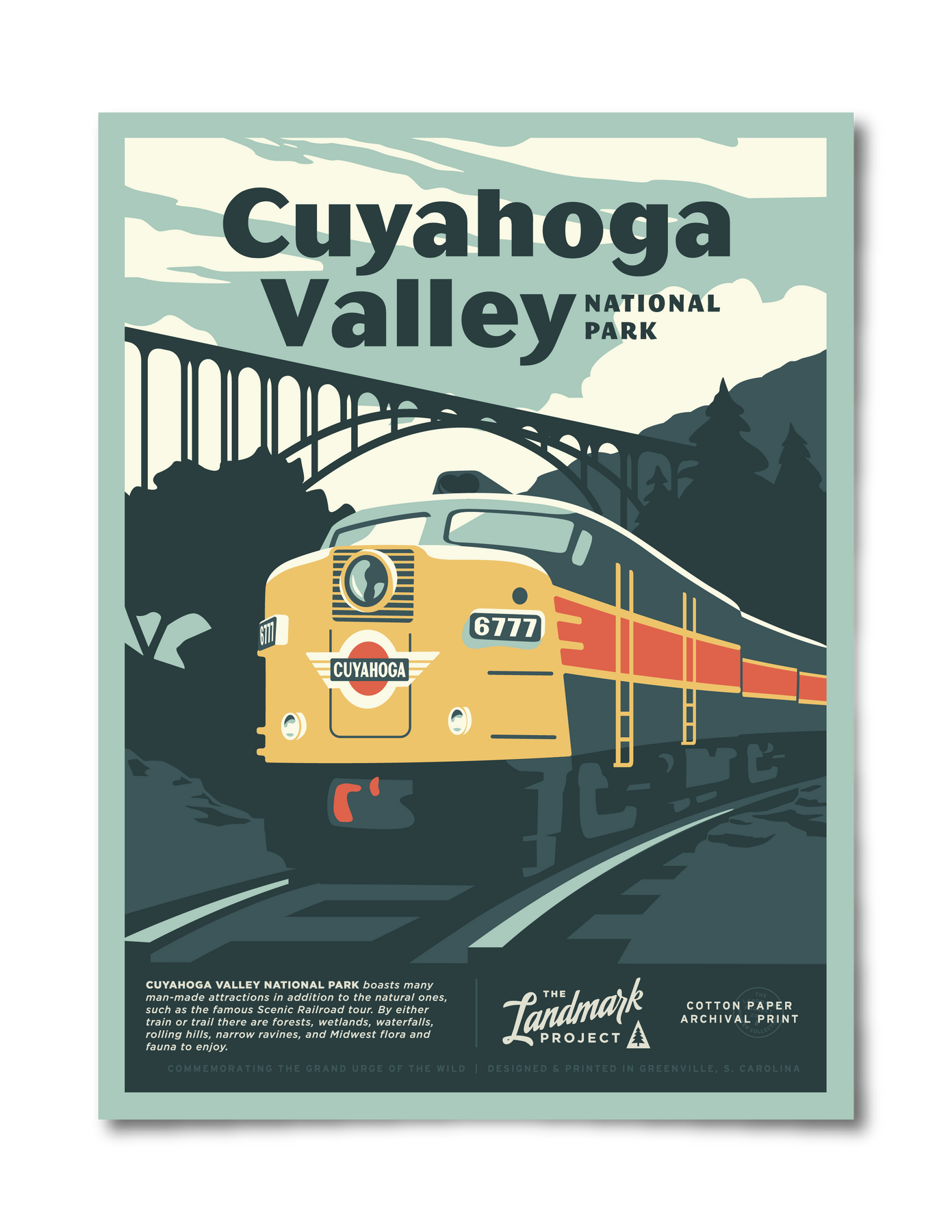 Cuyahoga Valley National Park Poster The Landmark Project