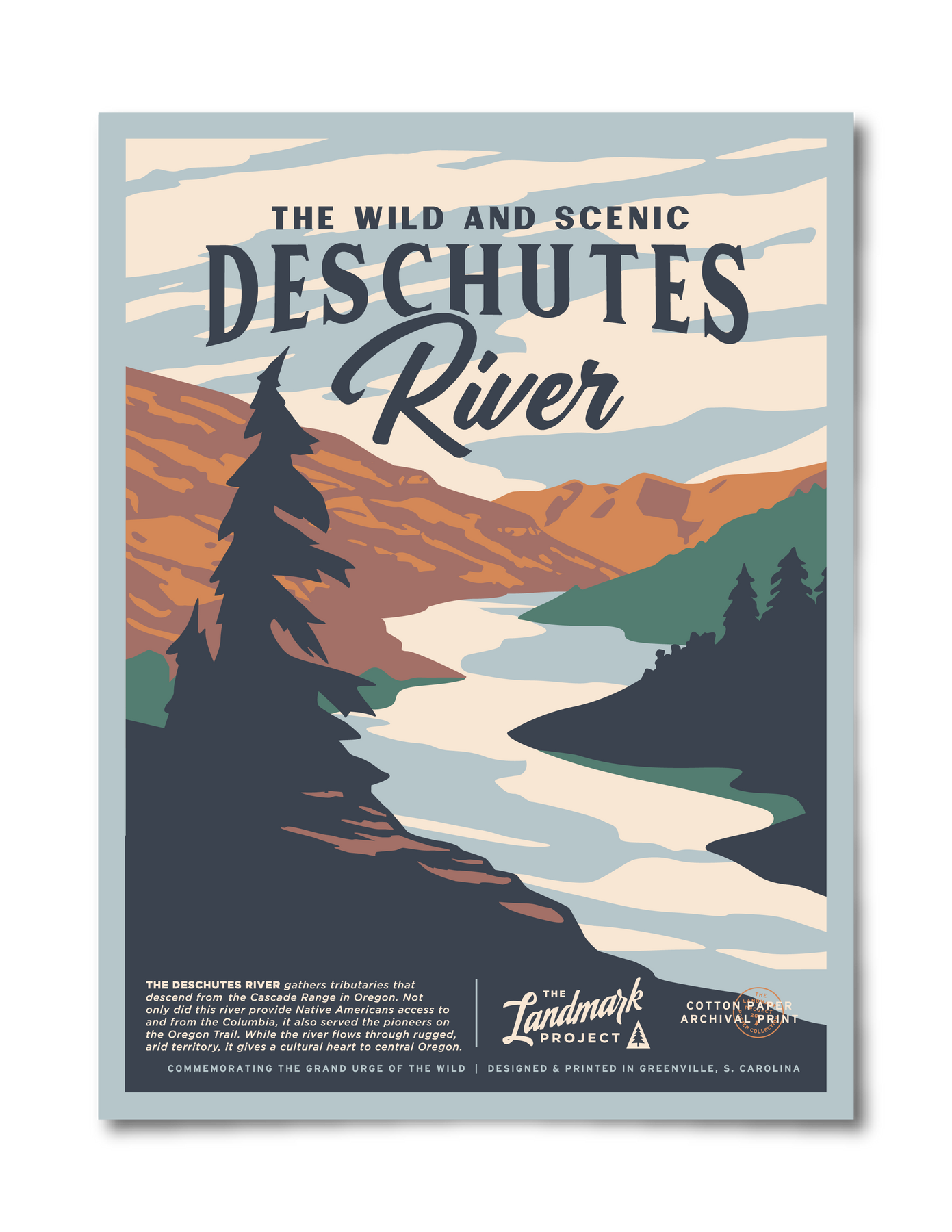 Deschutes River Poster – The Landmark Project