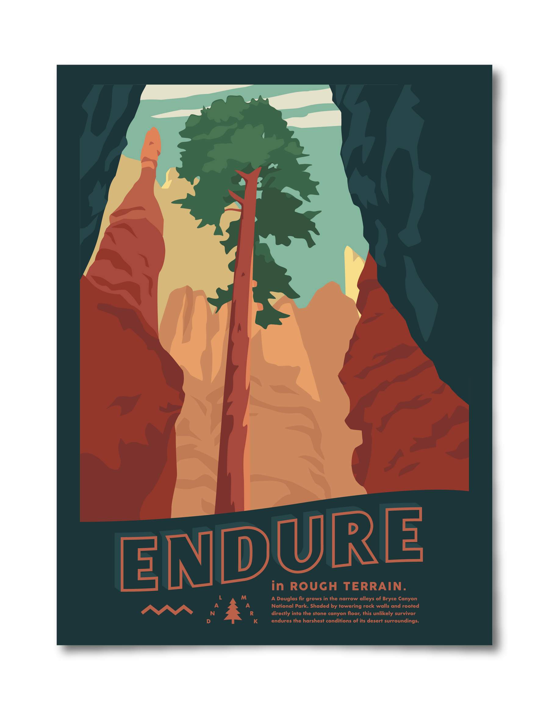 Endure Rough Terrain Poster The Landmark Project