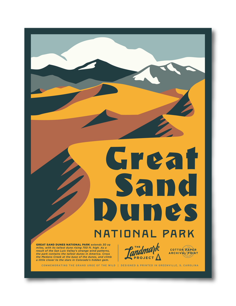 Great Dunes National Park Poster