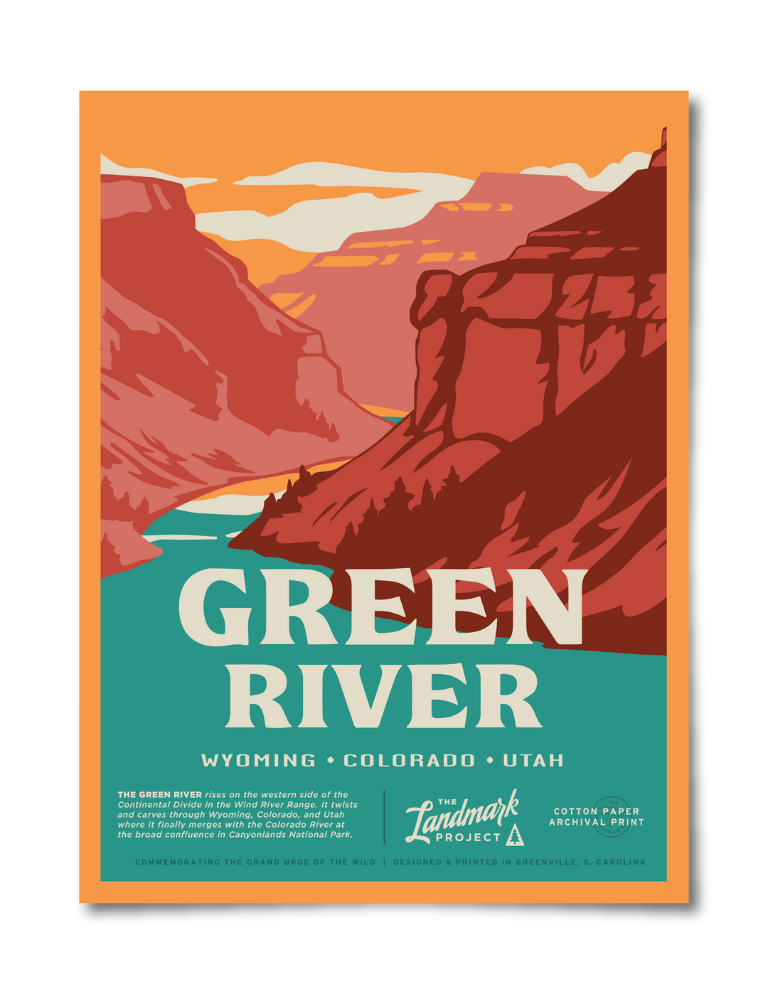 Green River Poster The Landmark Project
