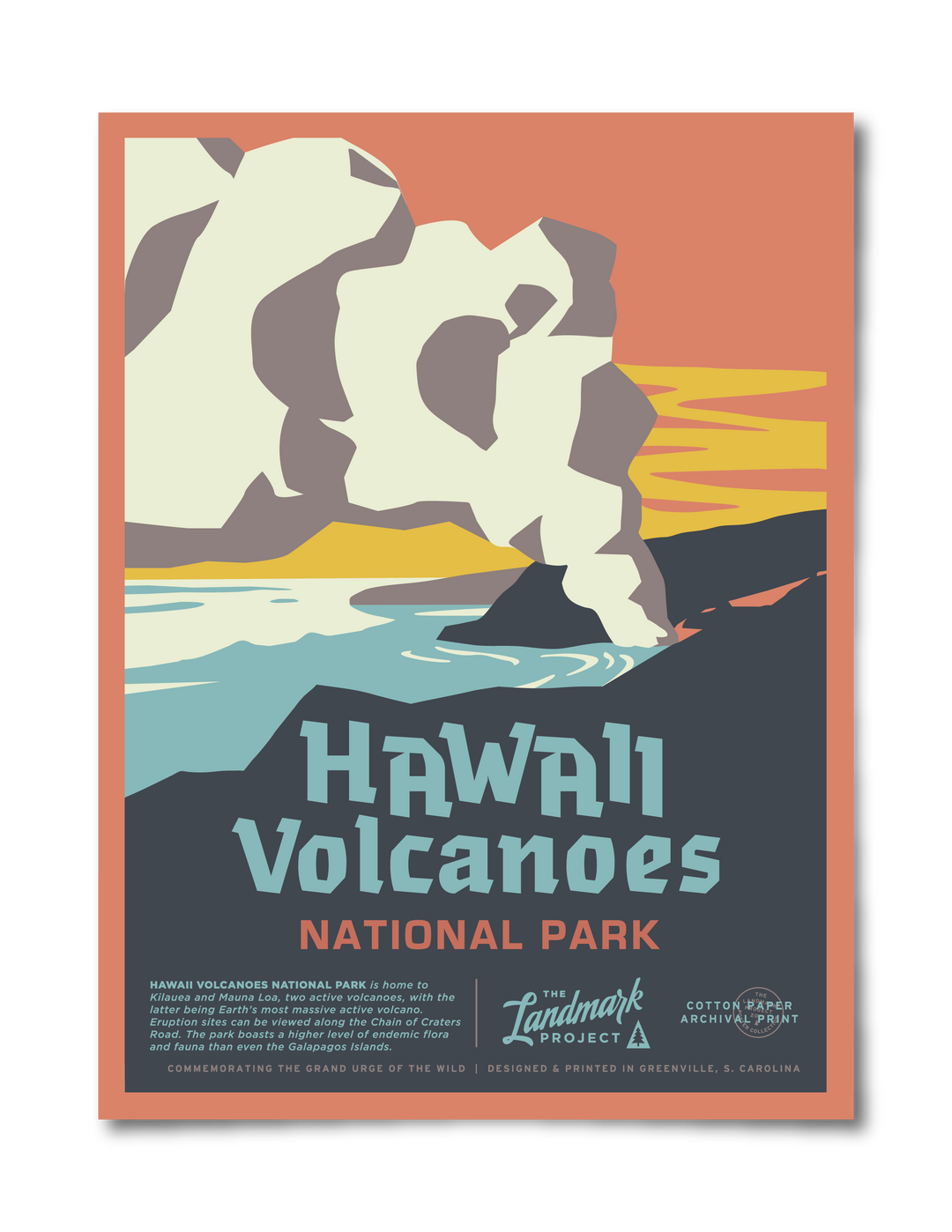 Hawaii Volcanoes National Park Poster Poster  