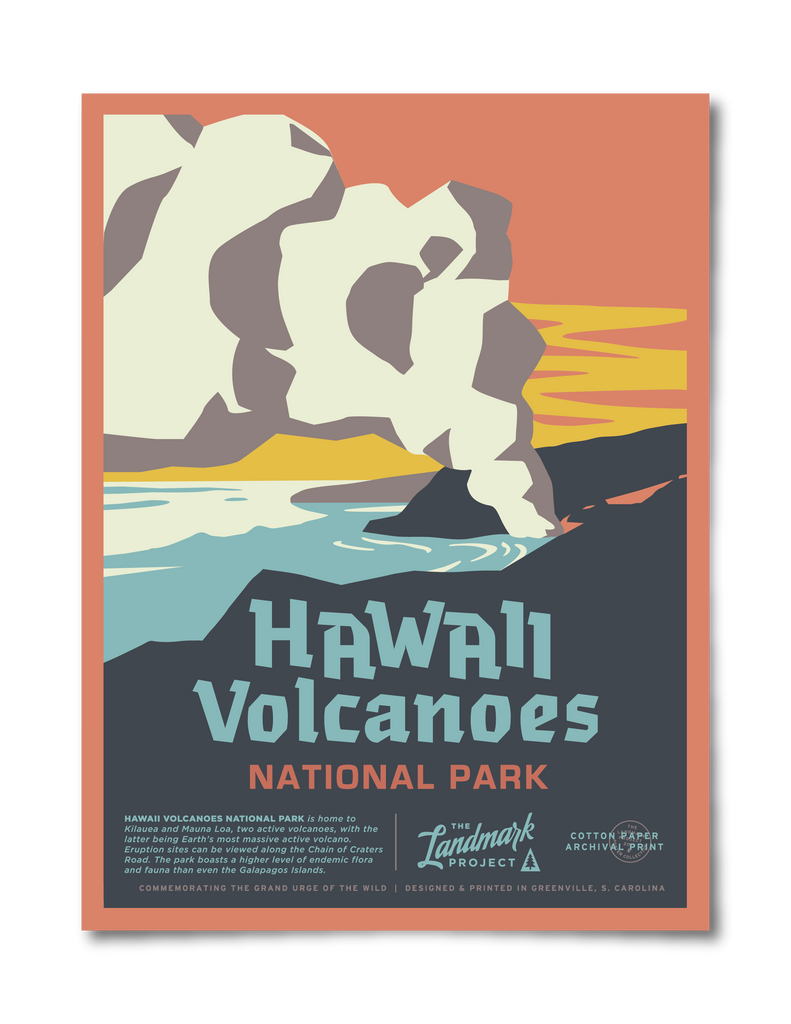 Hawaii Volcanoes National Park Poster