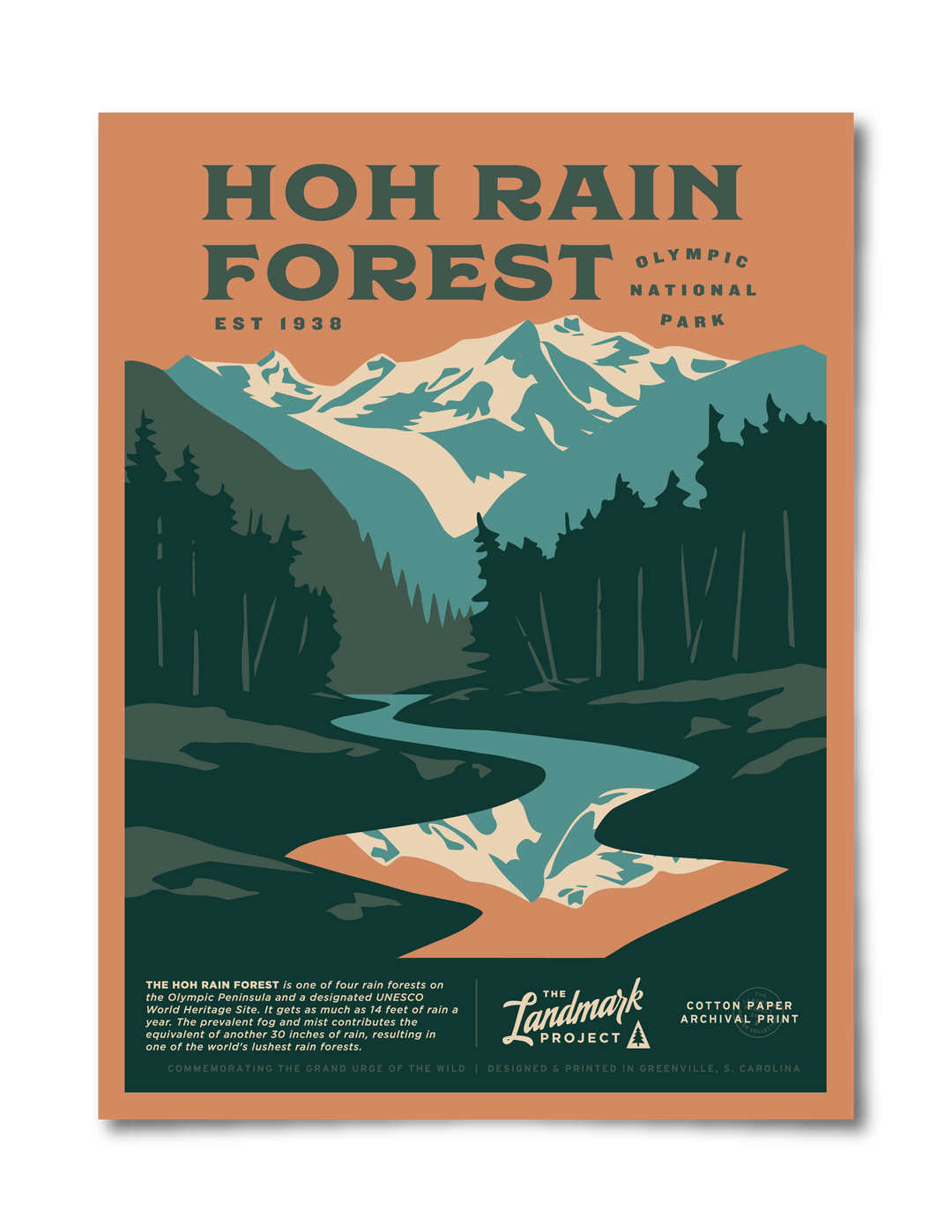 Hoh Rainforest Poster Poster  