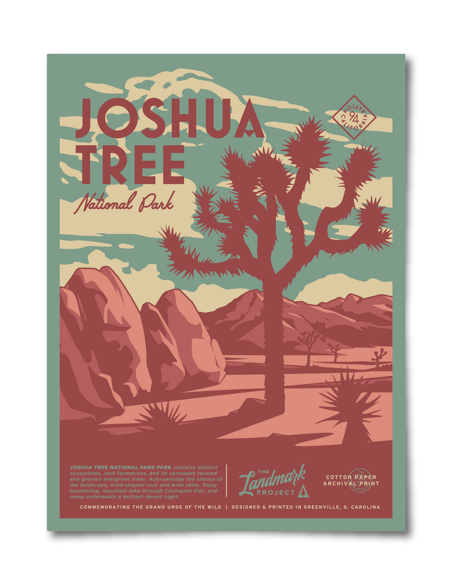 Joshua Tree National Park Poster The Landmark Project