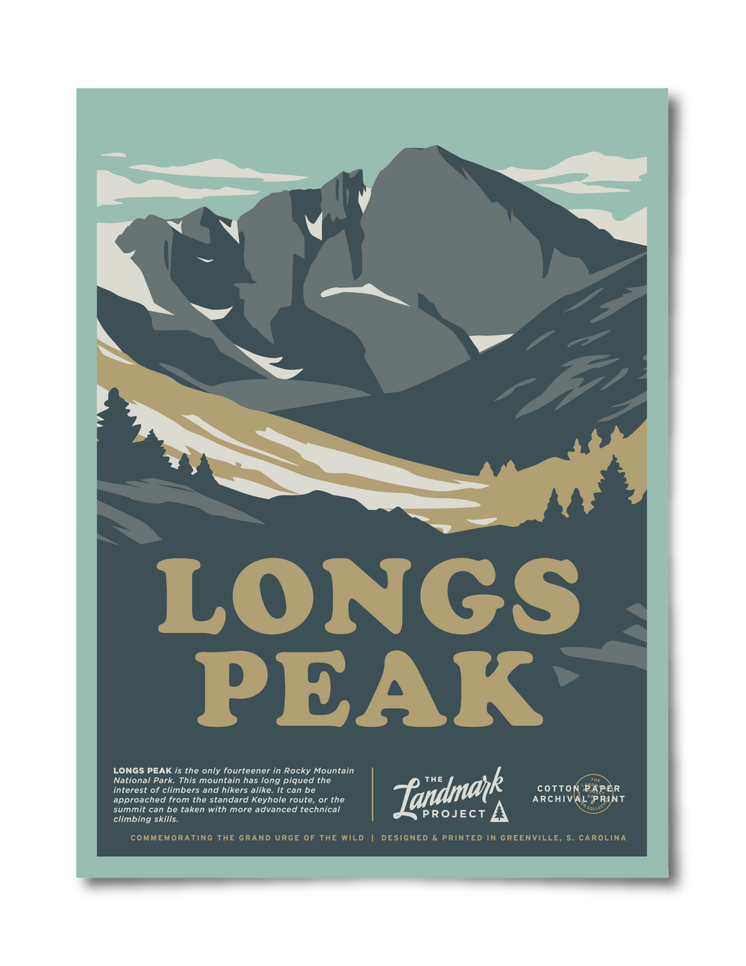 Longs Peak Poster Poster  