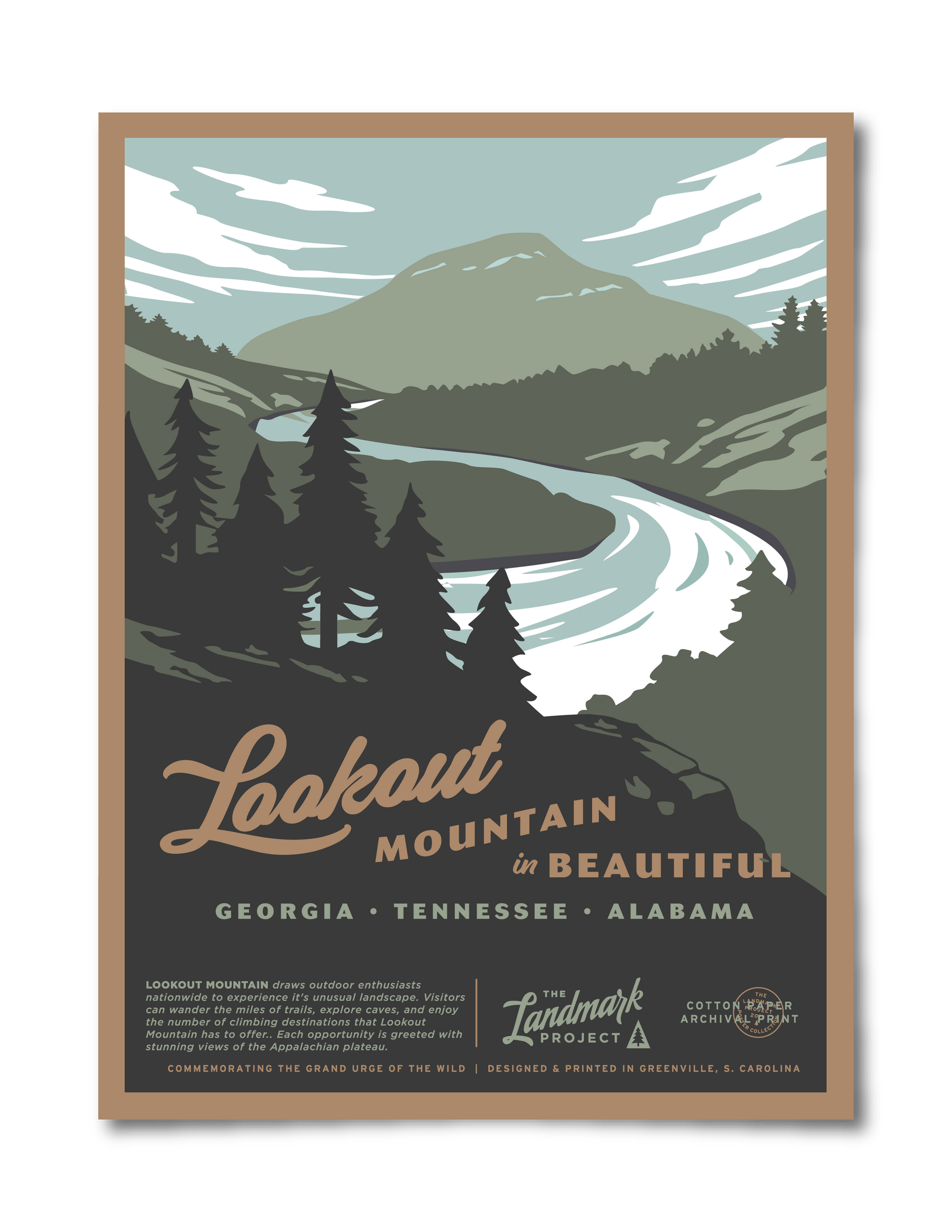 Lookout Mountain Poster The Landmark Project