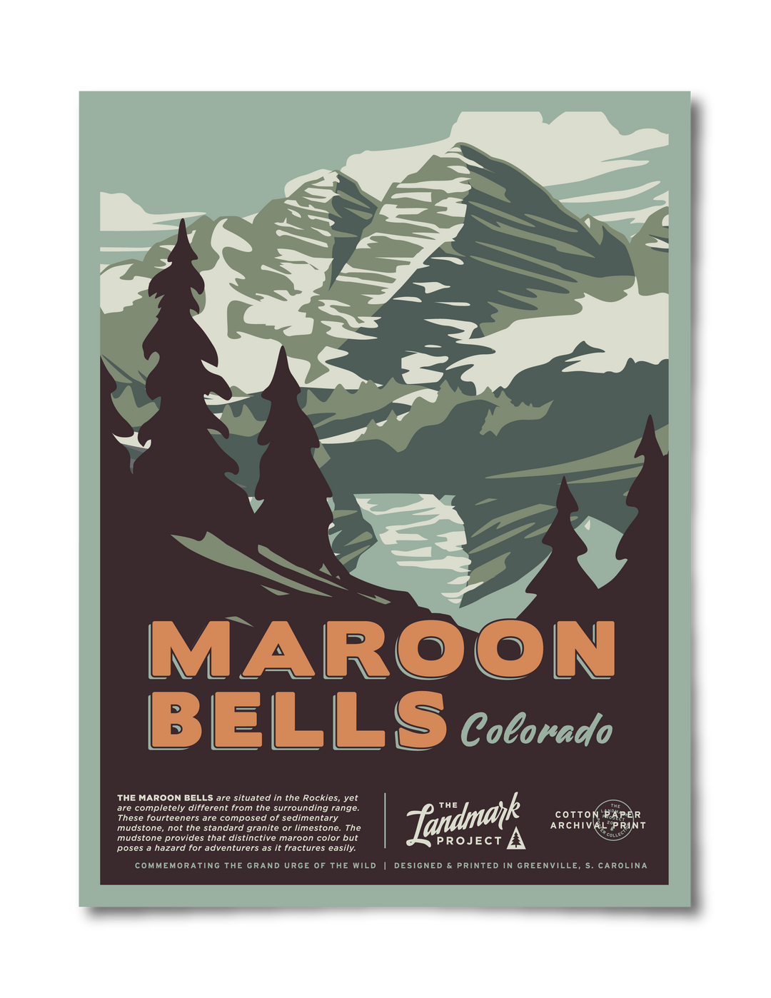 Maroon Bells Poster Poster  