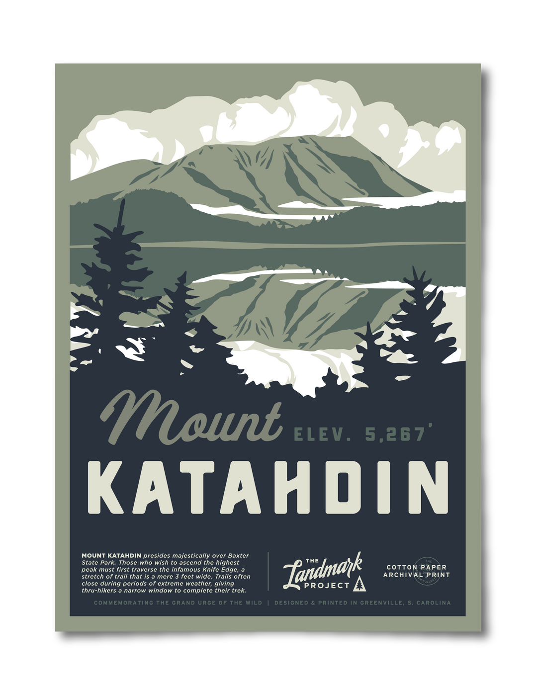 Mount Katahdin Poster Poster  