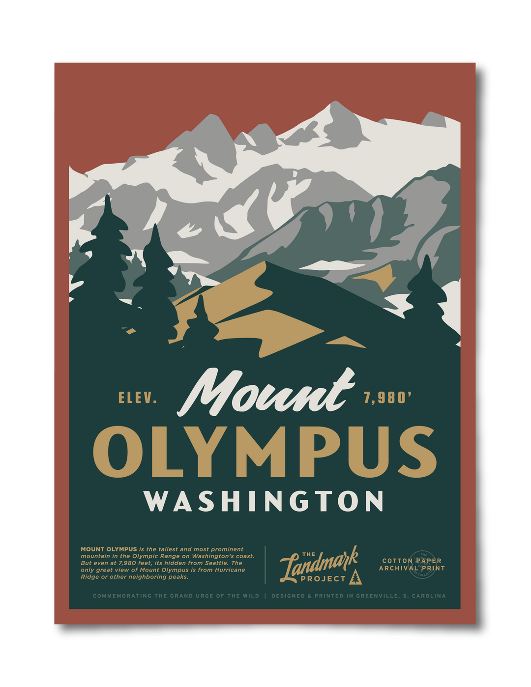 Mount Olympus Poster Poster  