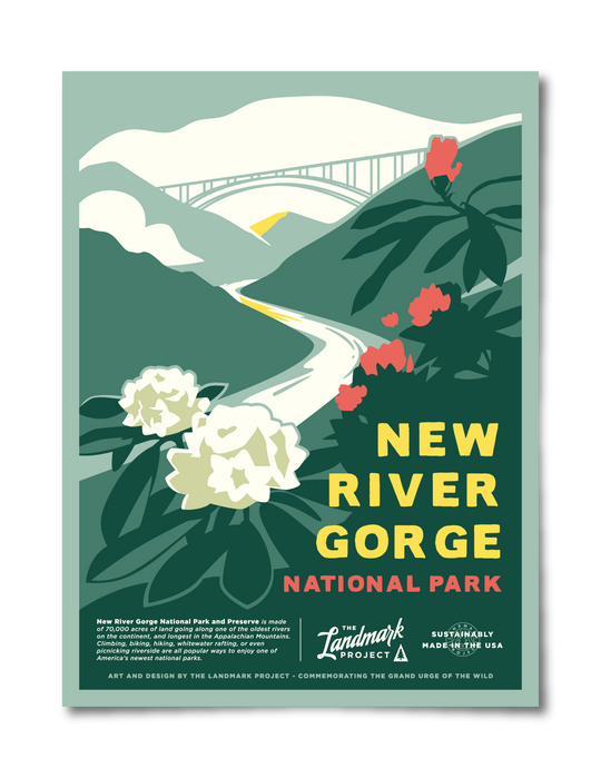 New River Gorge National Park Poster Poster 12x16 