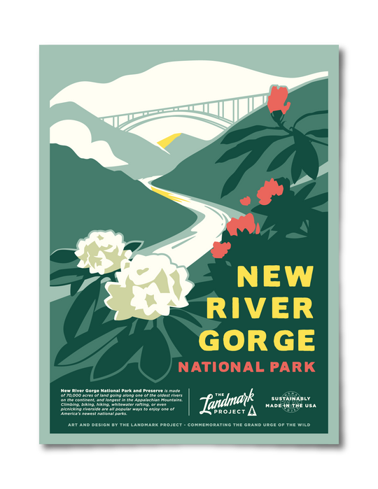 New River Gorge National Park Poster – The Landmark Project