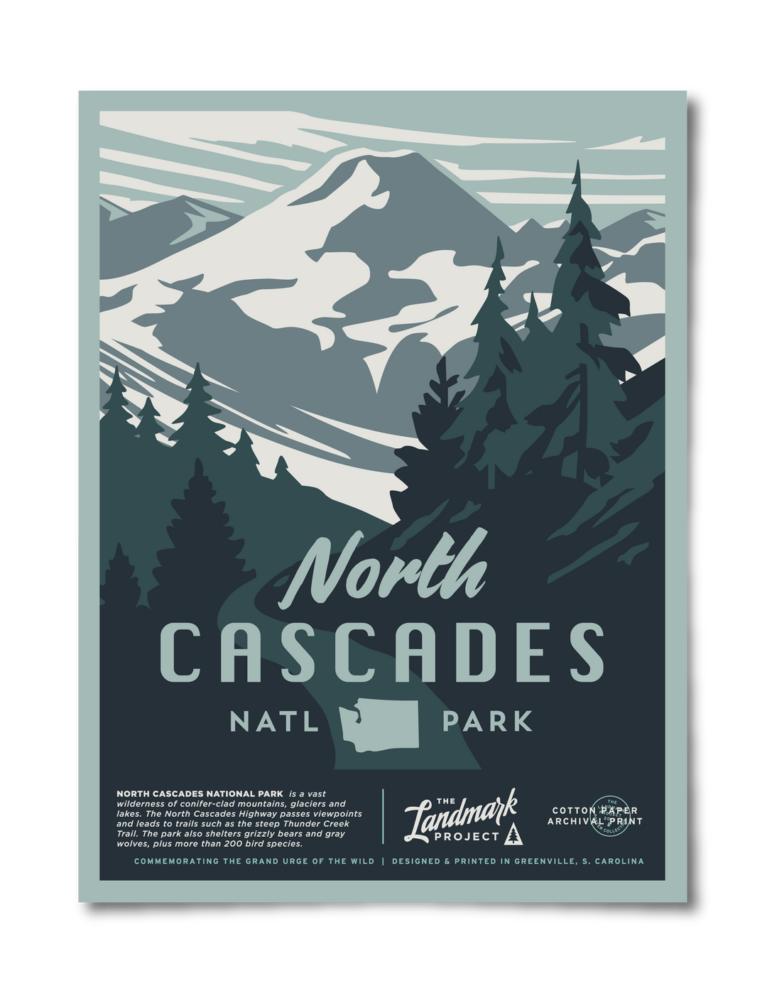 North Cascades National Park Poster Poster  