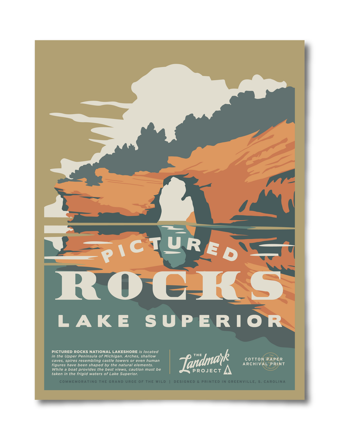 Pictured Rocks - Poster – The Landmark Project