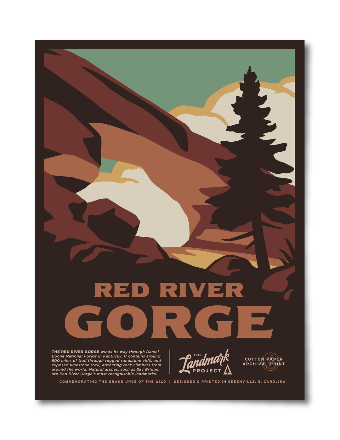 Red River Gorge Poster Poster  