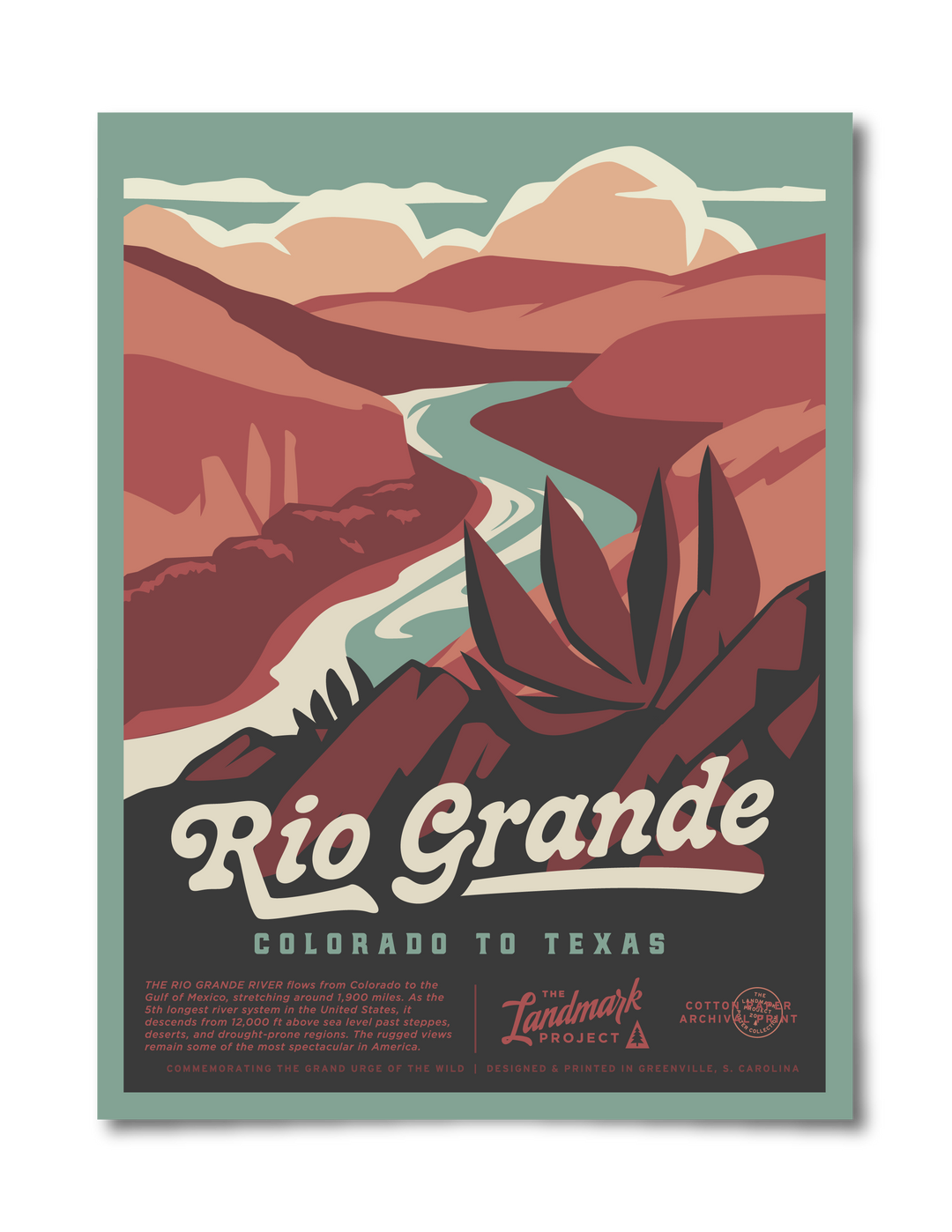 Rio Grande Poster The Landmark Project