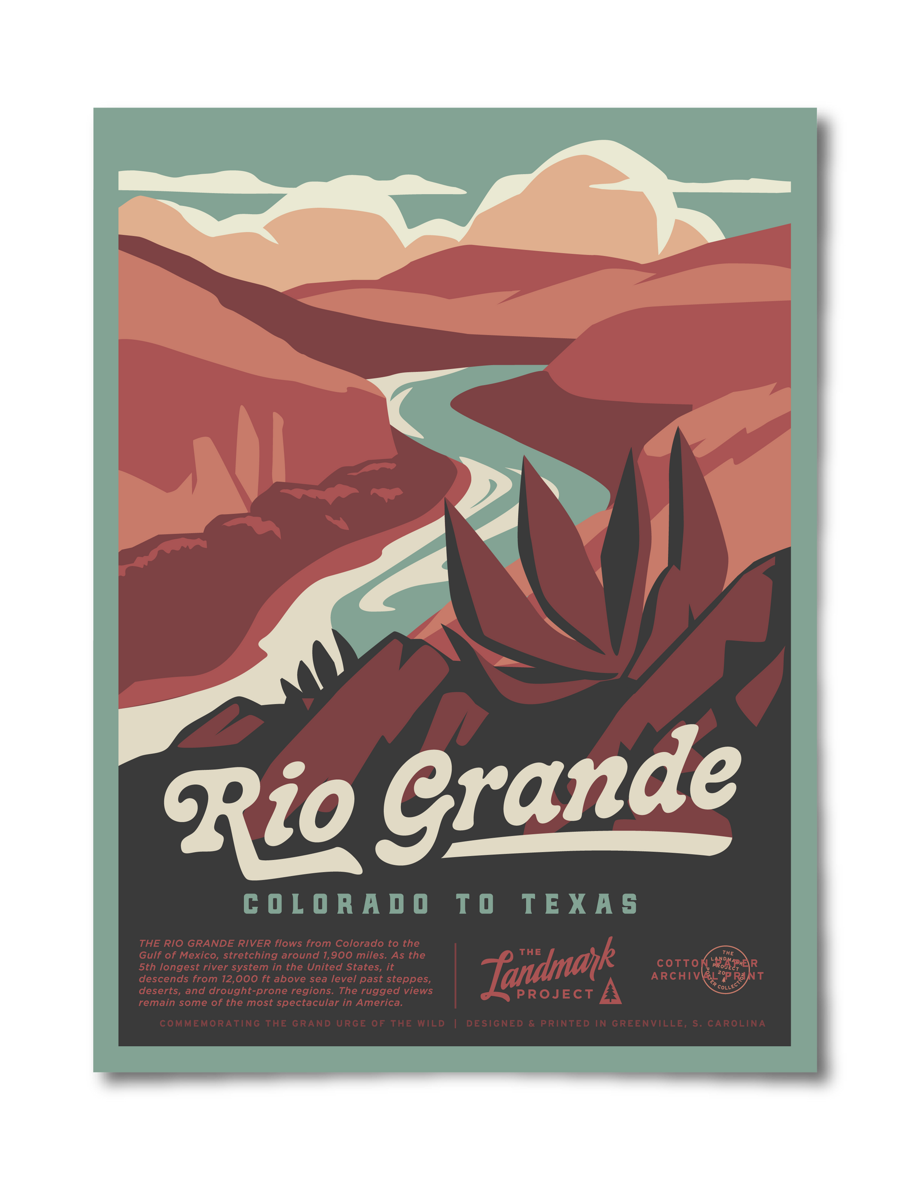 Rio Grande Poster The Landmark Project