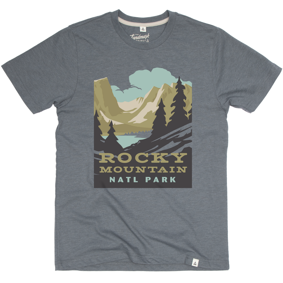 Rocky Mountain National Park Tee Short Sleeve Manatee XS