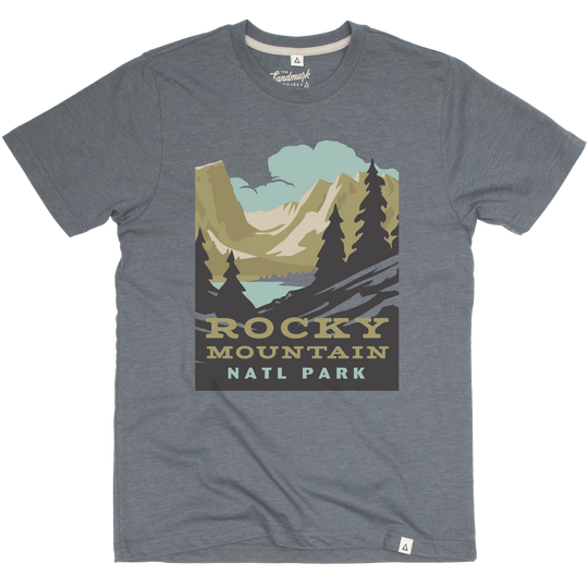 Rocky Mountain National Park Tee Short Sleeve Manatee XS