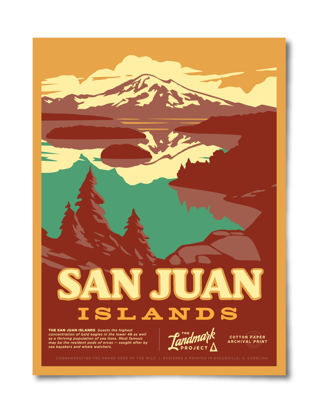 San Juan Islands National Historical Park Poster Poster  