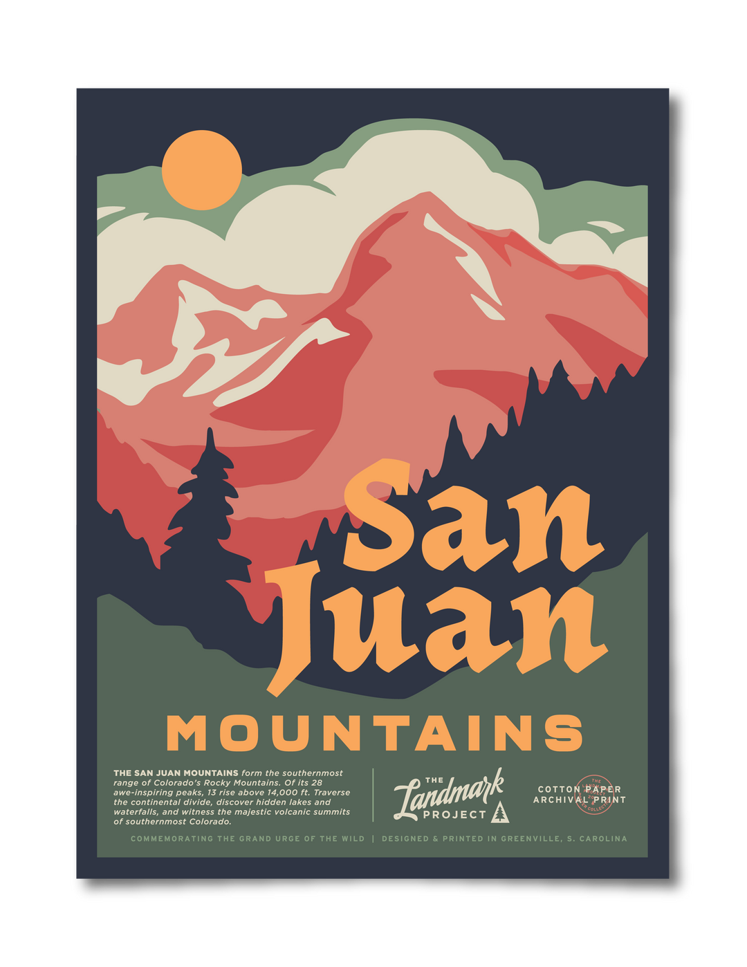 San Juan Mountains Poster Poster  