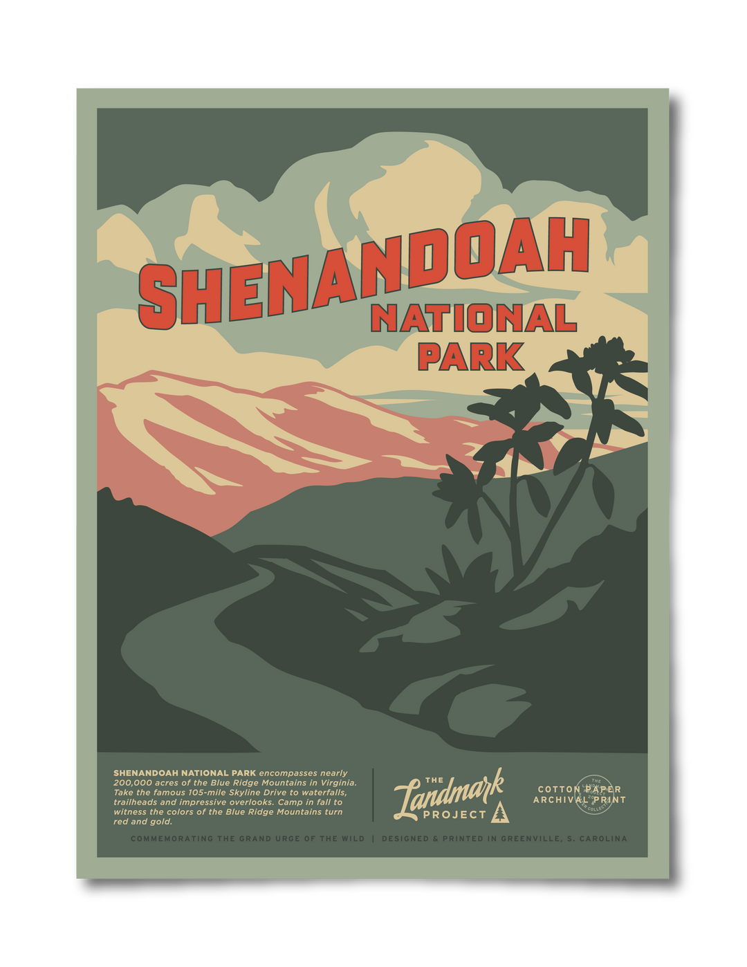 Shenandoah National Park - Poster Poster  