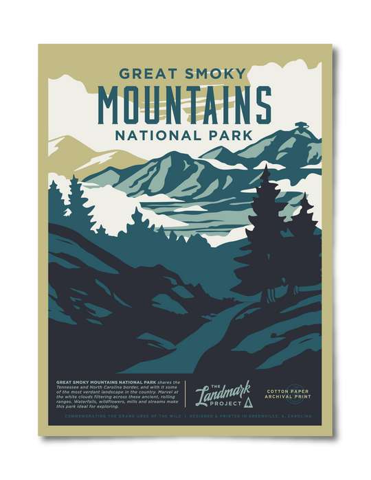Smoky Mountains National Park Poster Poster  