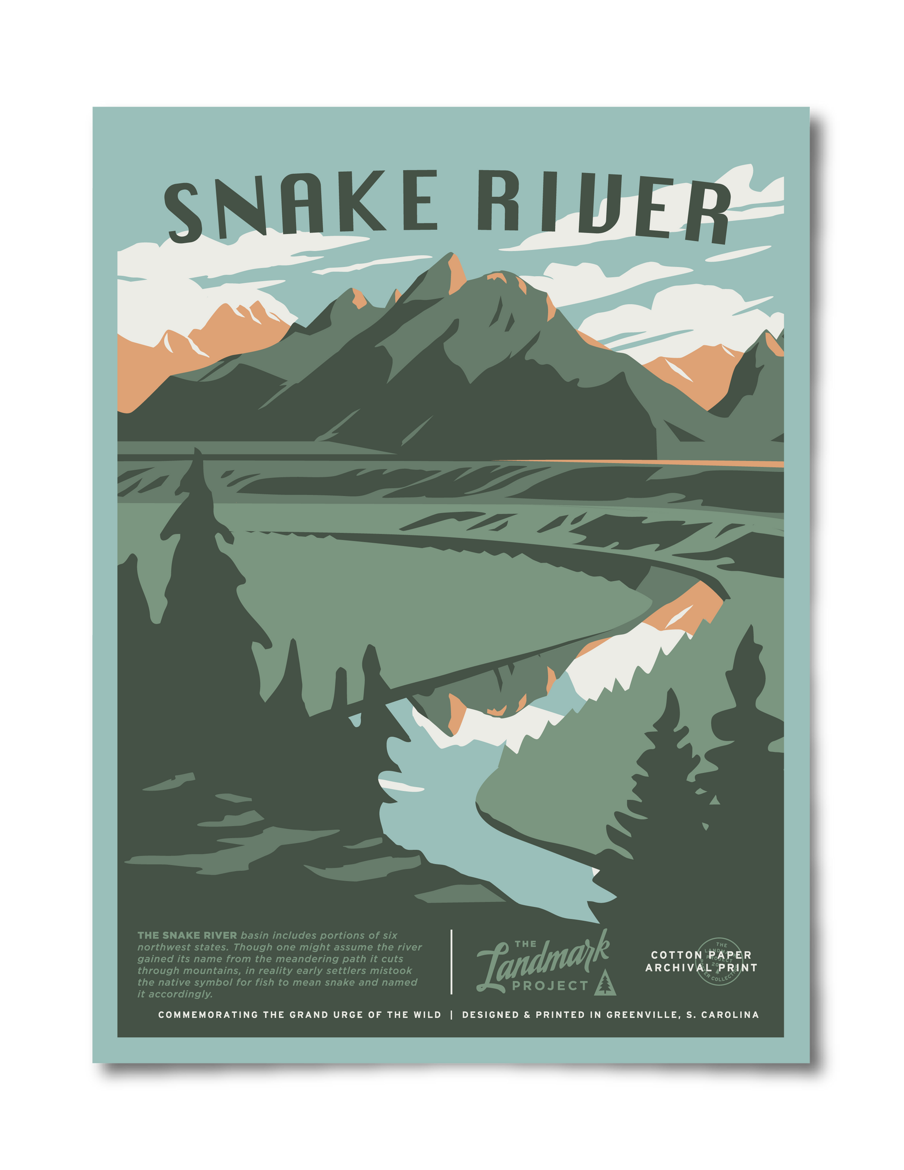 Snake River Poster The Landmark Project